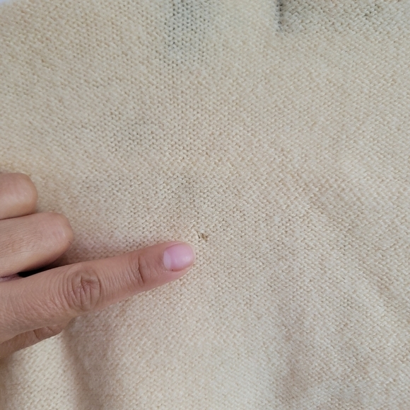 Karen Scott 100% wool embroided zip up cardigan top size M vintage - Picture 7 of 7